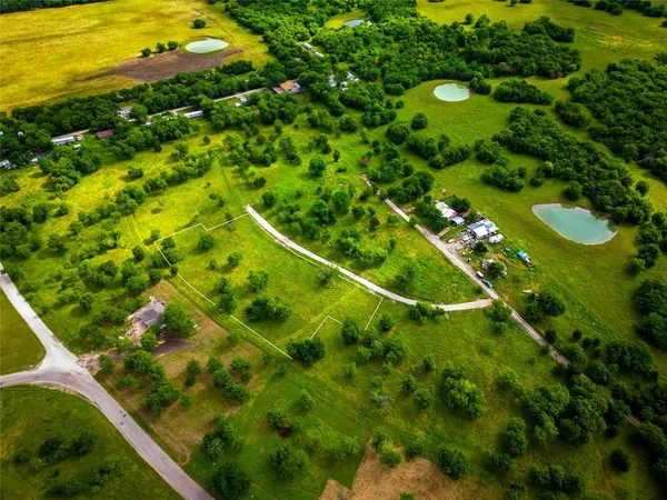 a view of a green yard