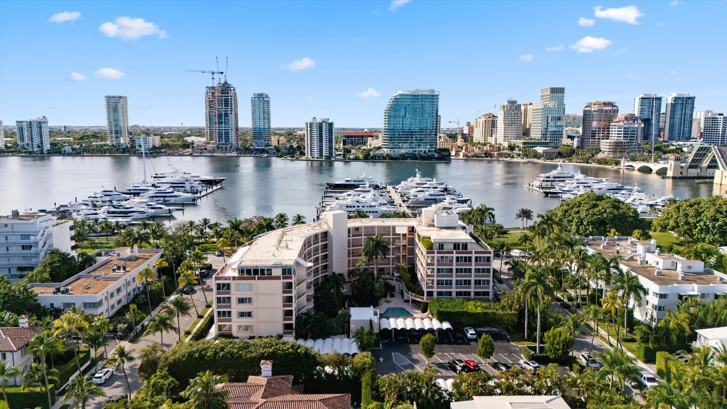 369 South Lake Drive, Unit 2E Palm Beach, FL 33480 - Photo 19 of 19 Aerial West Facing