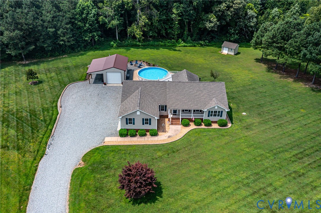 184 Crosshills Road Heathsville, VA 22473 - Photo 21 of 44 Expansive property featuring a gravel driveway, an