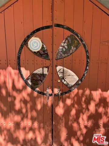 a view of an entryway door of the house