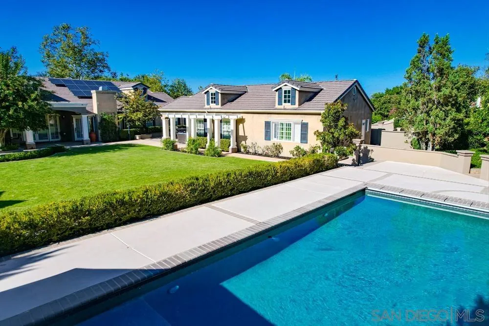 14476 Trailwind Road Poway, CA 92064 - Photo 53 of 61 a view of a house with garden and a yard