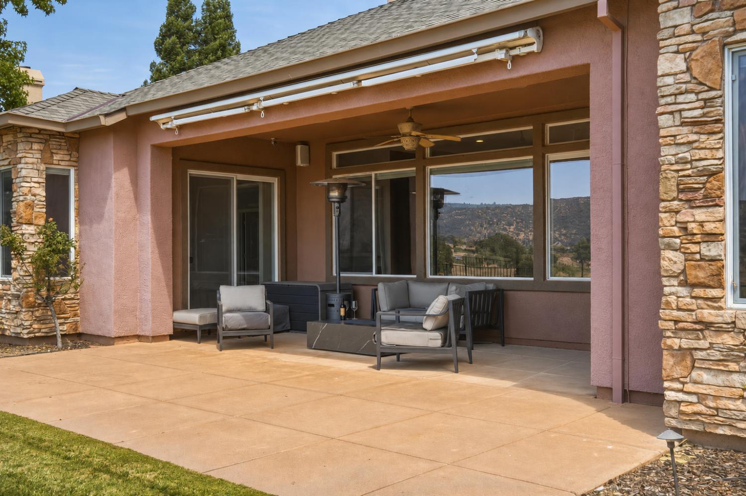 267 Rock Ridge Lane Copperopolis, CA 95228 - Photo 43 of 57 Covered Patio. Retractable Awning