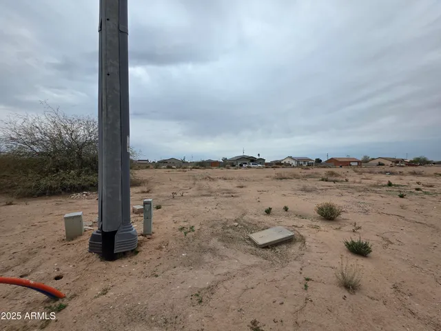 a view of a beach with a yard