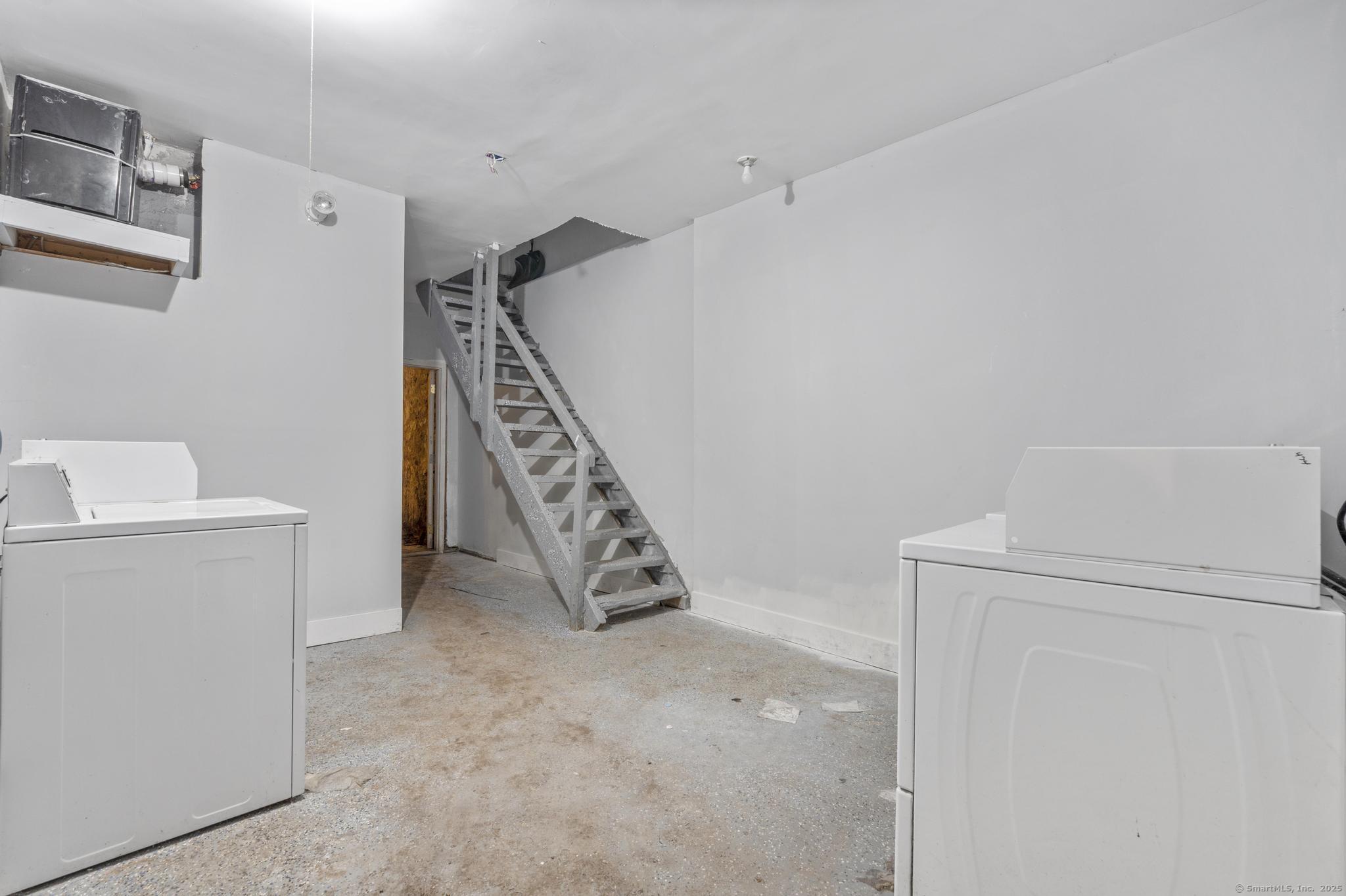 31 Whittier Street Bridgeport, CT 06605 - Photo 27 of 34 a view of an empty room with stairs and ventilation