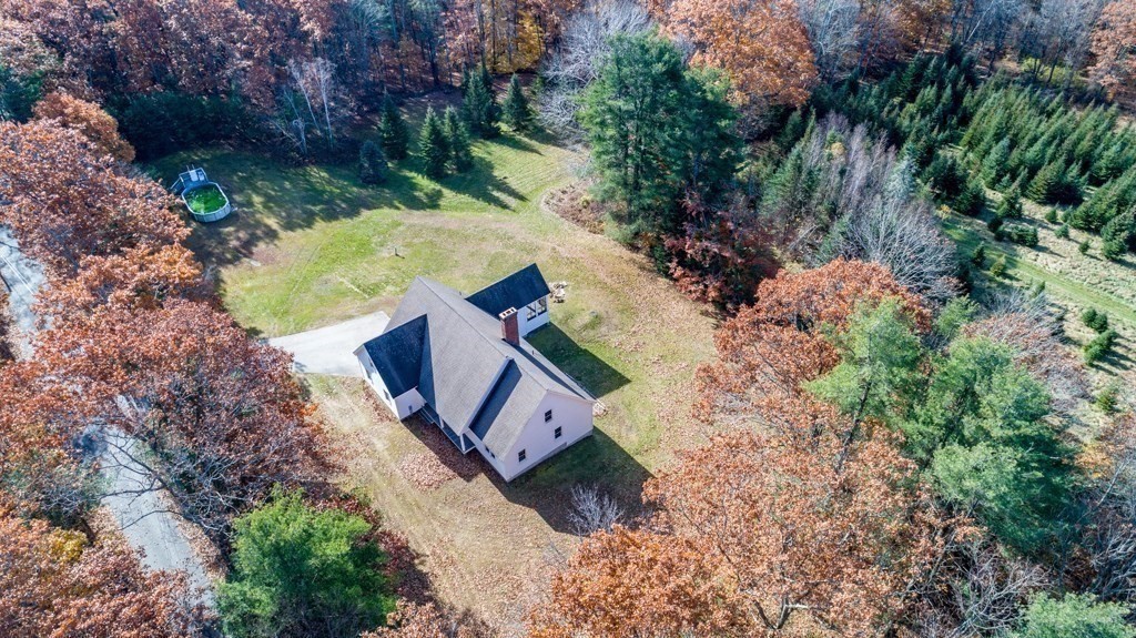 110 Whitney Road Phillipston, MA 01331 - Photo 24 of 26 an aerial view of a house with a yard