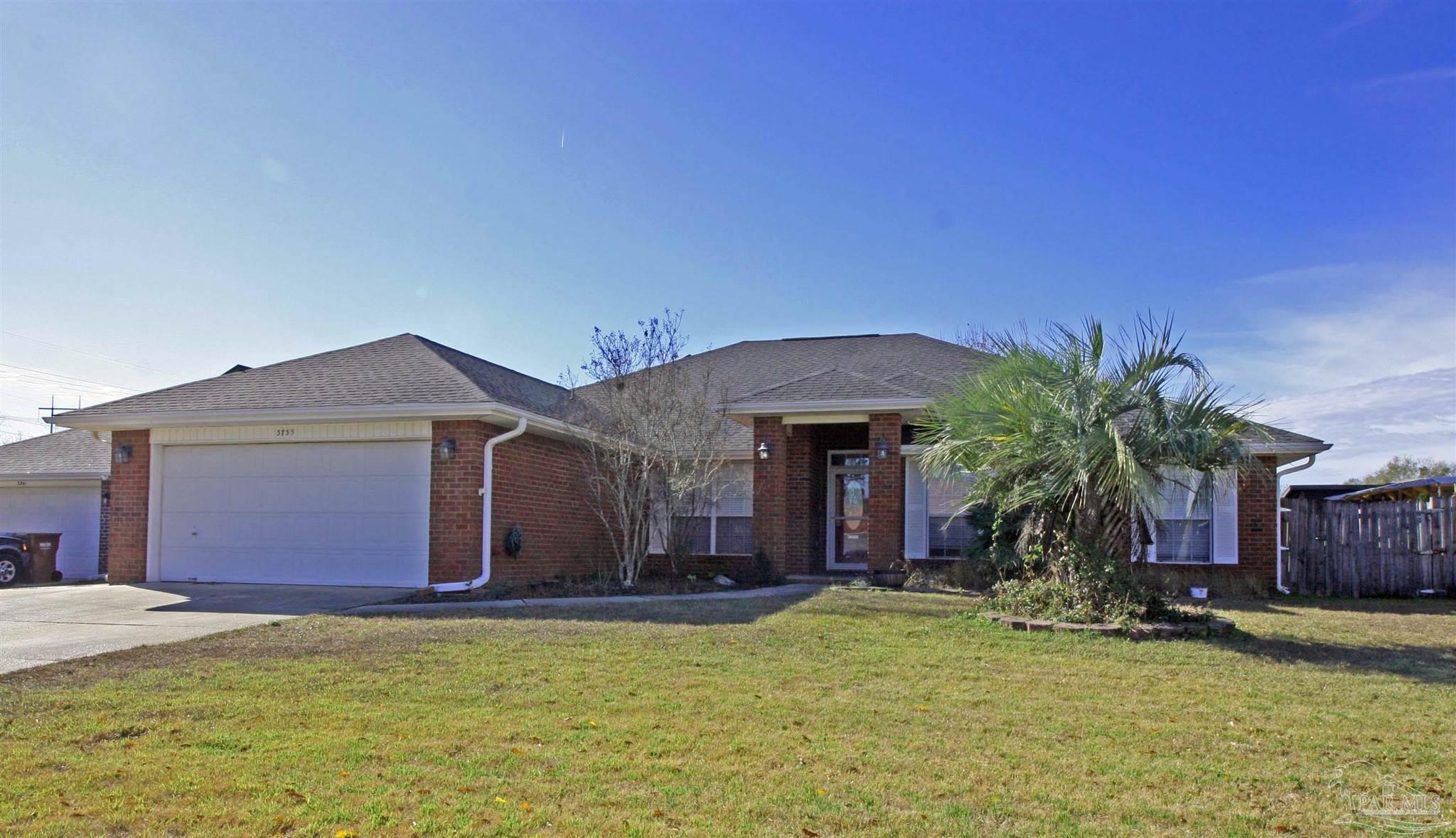 3735 Berrypatch Lane Pace, FL 32571 - Photo 1 of 46 a view of a house with swimming pool and porch