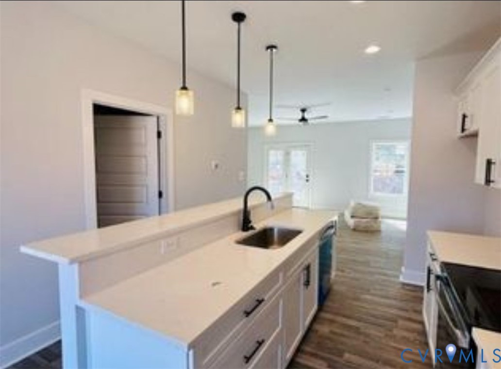 77 Allure Drive Rustburg, VA 24588 - Photo 3 of 10 a kitchen with sink and refrigerator