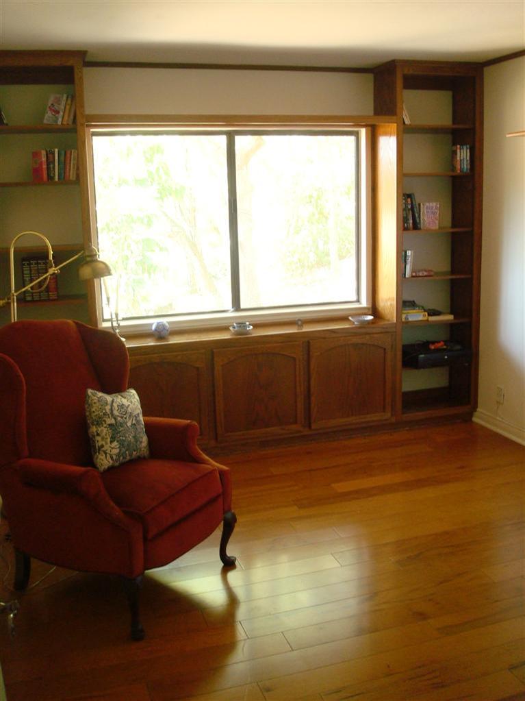 410 Church Road, Unit 39 Ojai, CA 93023 - Photo 21 of 25 Den/library has wood floors and could serve as a 3rd/guest bedroom.