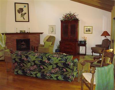 410 Church Road, Unit 39 Ojai, CA 93023 - Photo 10 of 25 Living room fireplace.