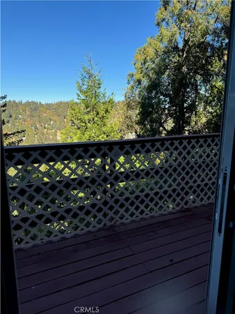 a view of a wooden fence