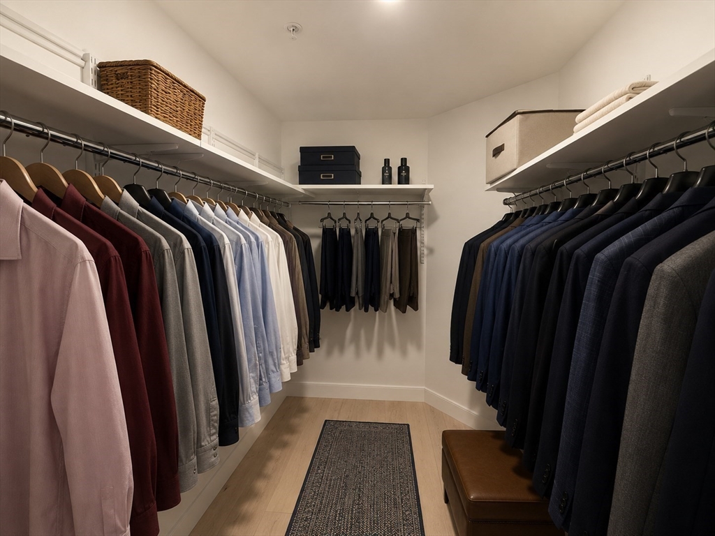 269 Main Street, Unit 2006 Reading, MA 01867 - Photo 8 of 10 a view of walk in closet with clothes and shoes