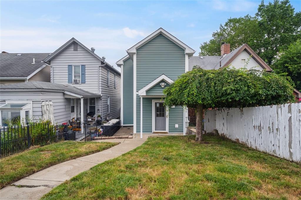 430 Hill Street Carnegie, PA 15106 - Photo 31 of 33 a front view of house with yard and green space