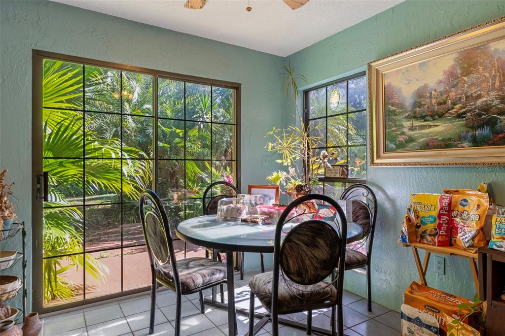 27910 Debbie Road Leesburg, FL 34748 - Photo 19 of 99 a view of a dining room with furniture a rug and a large window