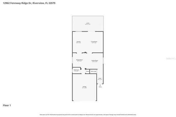$3,400 | 12962 Fennway Ridge Drive, Riverview, FL 33579