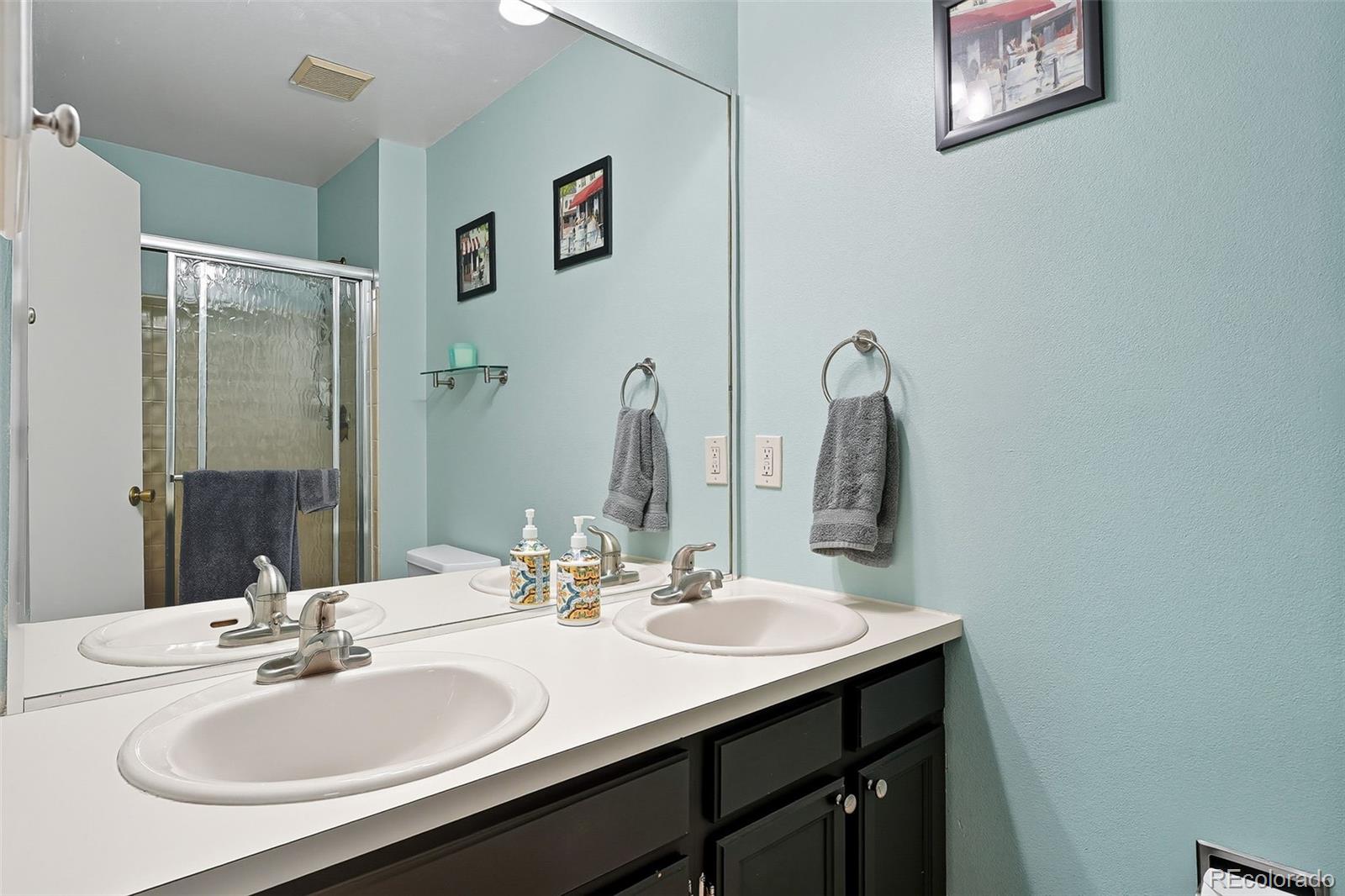 6080 Fenton Street Arvada, CO 80003 - Photo 30 of 48 a bathroom with a sink and a mirror