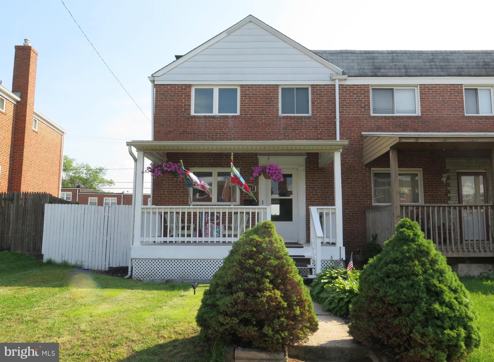 7867 Kavanagh Road Baltimore, MD 21222 - Photo 1 of 29 a front view of a house with garden