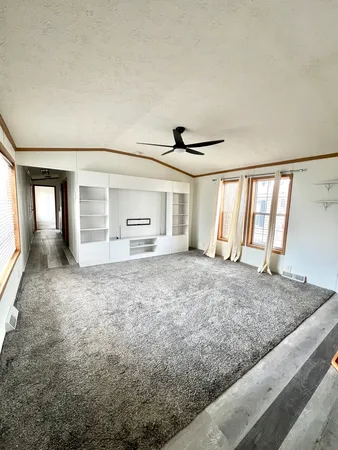 a view of livingroom with natural light