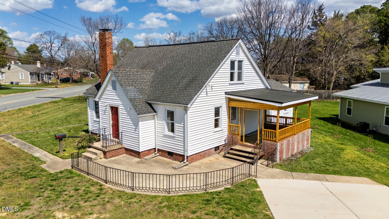 414 South Maple Street Graham, NC 27253 - Photo 28 of 42 a view of a house with a yard