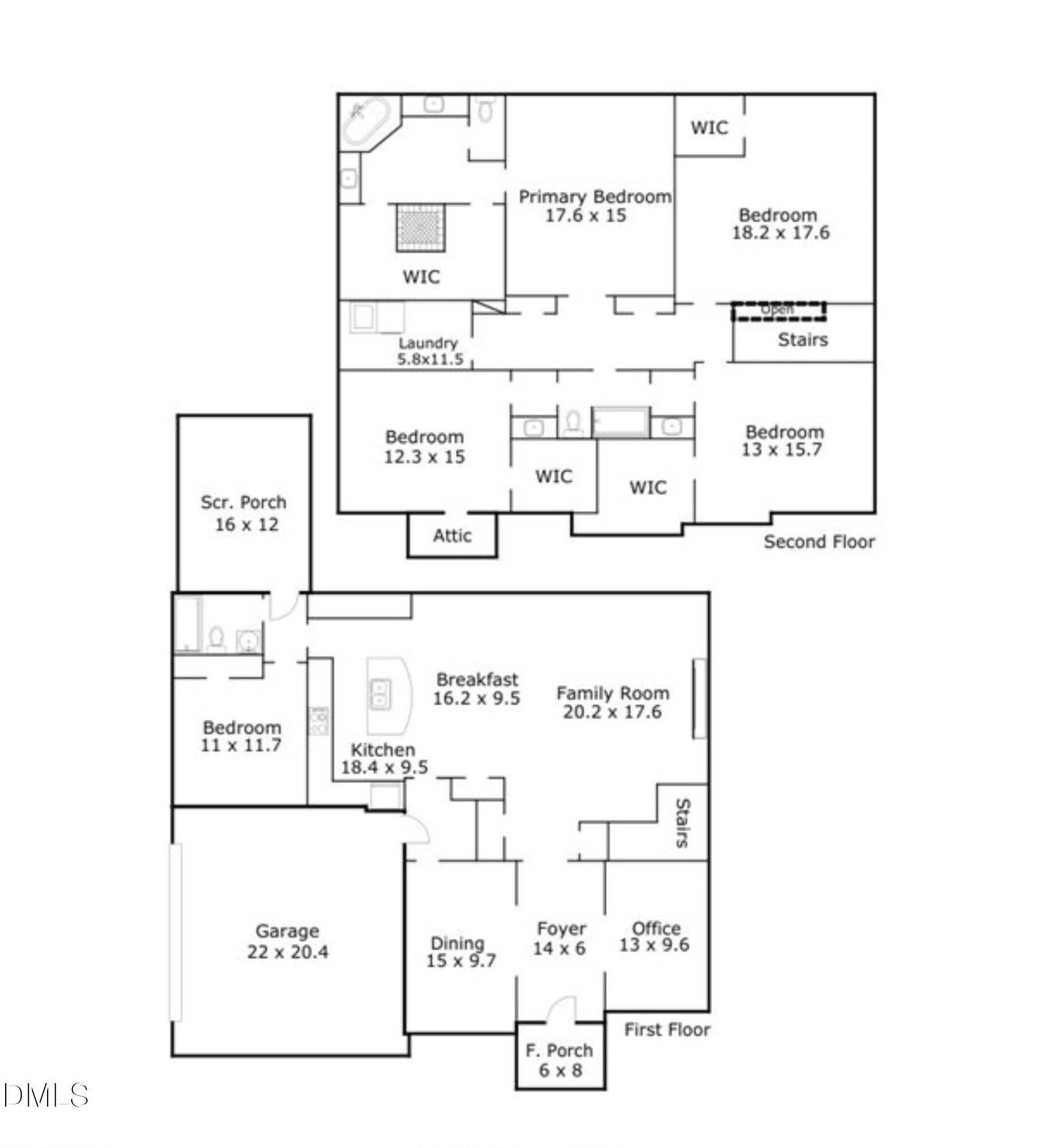 2301 Greenbrook Lane Durham, NC 27705 - Photo 42 of 42 Floor Plan