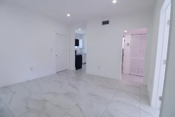 a view of an empty room