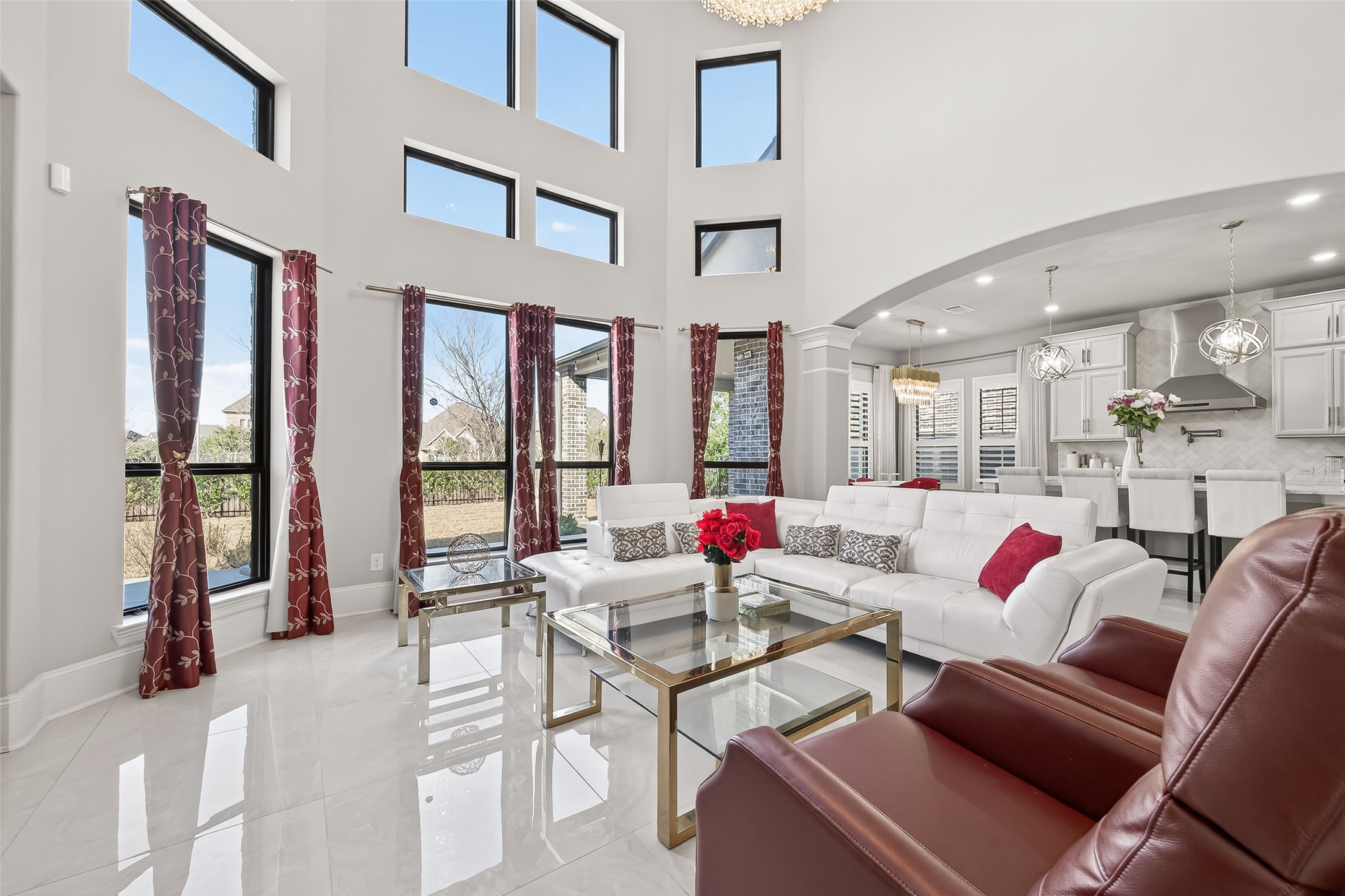 1122 Thyme Rise Lane Richmond, TX 77406 - Photo 16 of 50 a living room with furniture and a large window