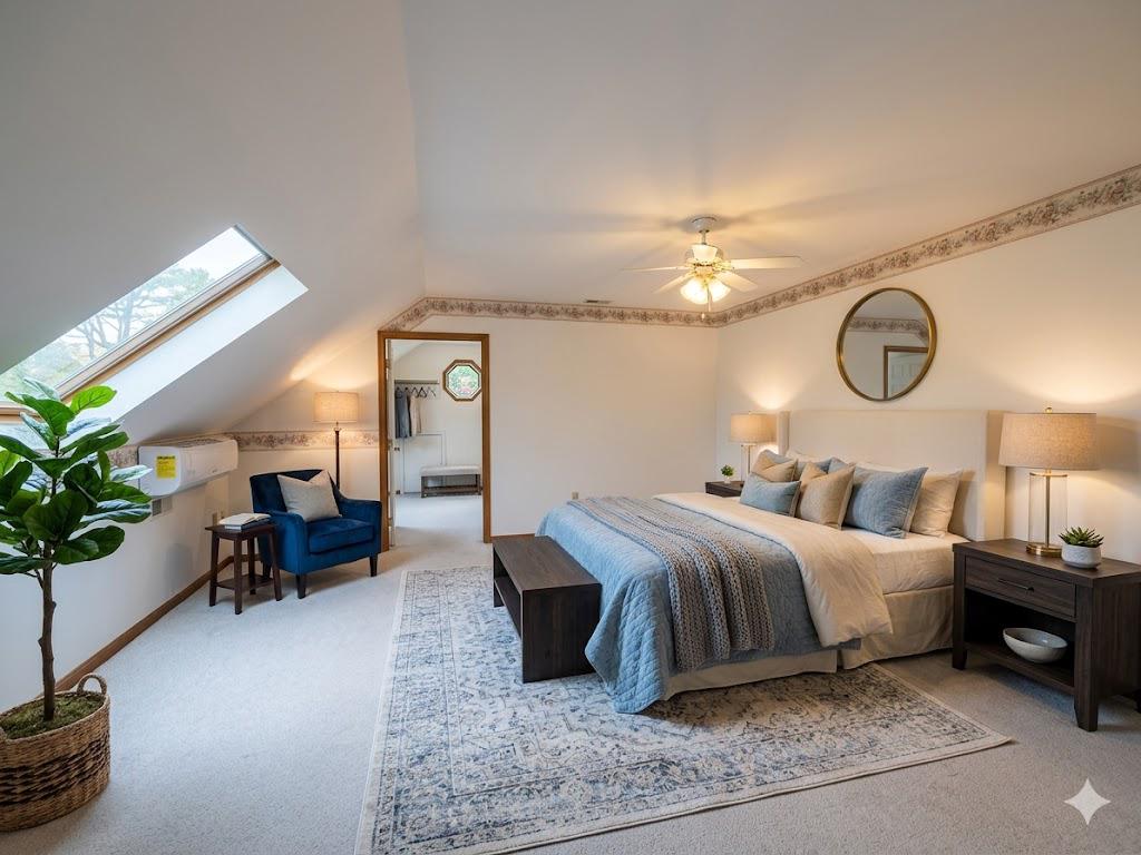 22360 Great Oak Landing Road Chestertown, MD 21620 - Photo 45 of 65 Upstairs Master. Virtually Staged