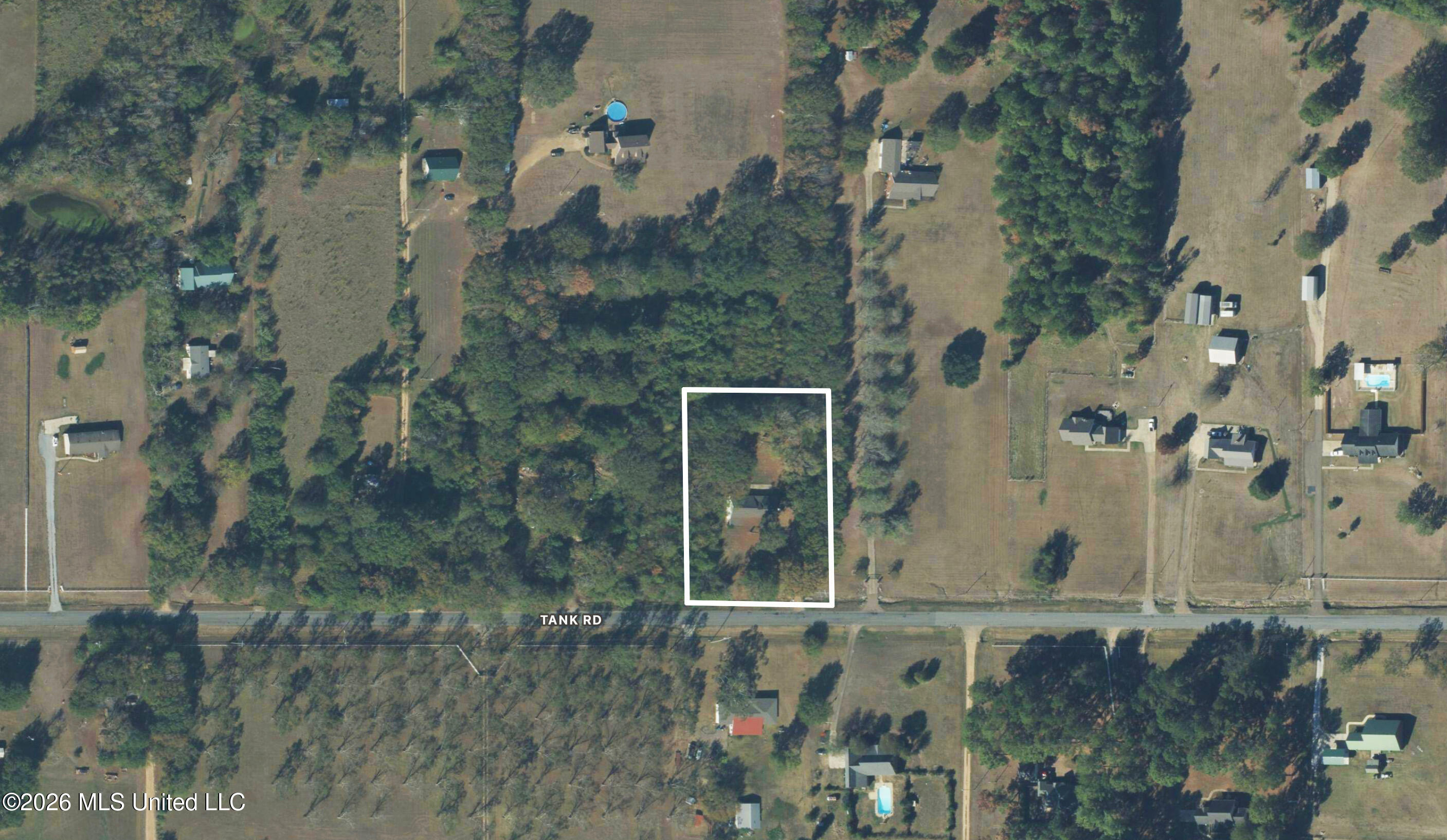 2596 Tank Road Terry, MS 39170 - Photo 37 of 37 2596 Tank Rd aerial