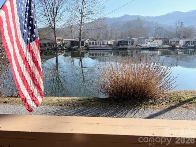 129 Mallard Loop Waynesville, NC 28785 - Photo 3 of 40 a view of a lake with a mountain