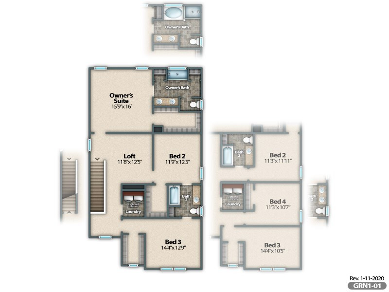 760 Justify Loop Graniteville, SC 29829 - Photo 3 of 28 4 Bedroom layout