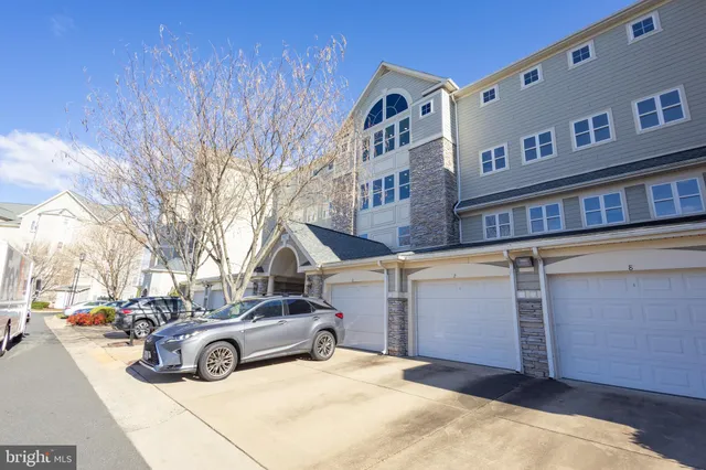 a view of a car park in front of a building