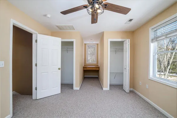 a backyard of a house