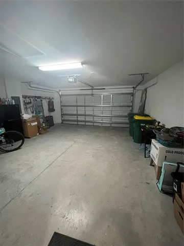 a view of a garage room