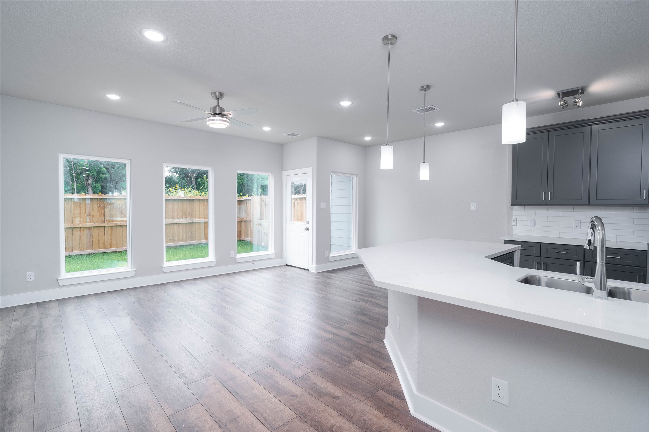 4401 Alvin Street, Unit A Houston, TX 77051 - Photo 12 of 12 Spacious open floor plan with stunning floors and tons of natural light! Perfect for entertaining