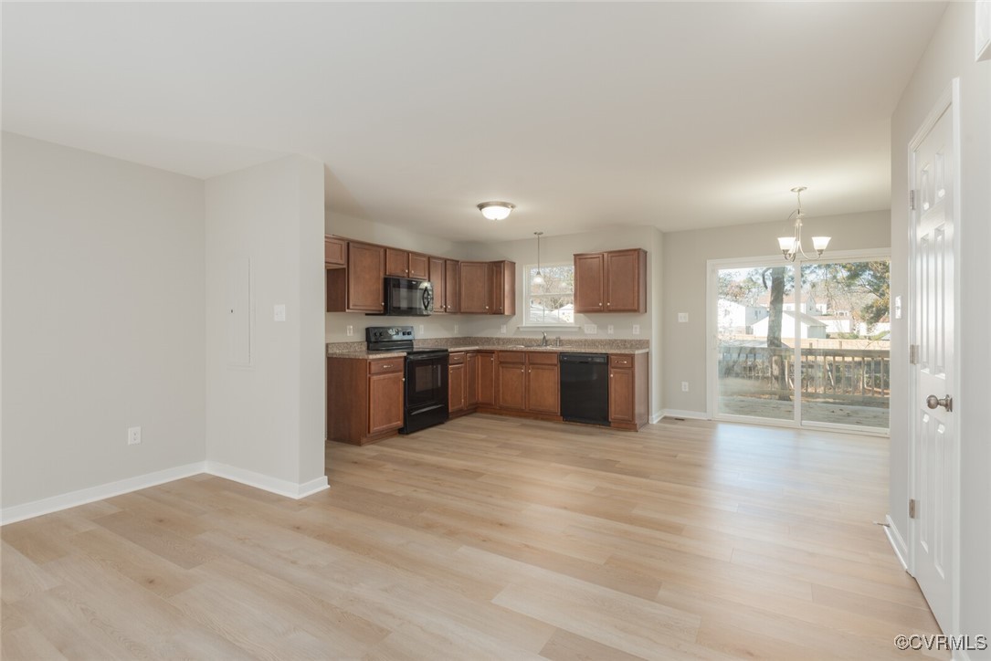 6336 Barrister Road Chesterfield, VA 23832 - Photo 6 of 39 a view of kitchen with wooden floor
