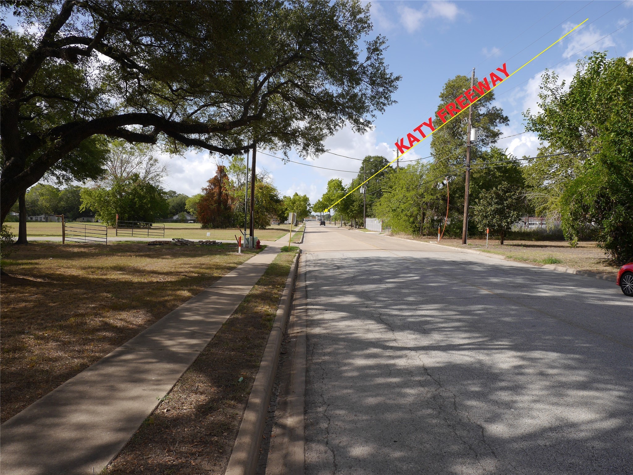 613 Danover Road Katy, TX 77494 - Photo 13 of 15 a backyard of a house with lots of green space