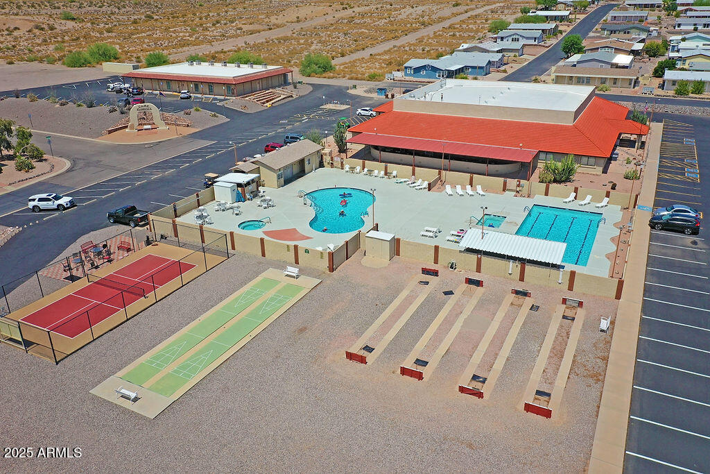 827 East Lancaster Circle Florence, AZ 85132 - Photo 17 of 24 an aerial view of a chairs and table on the terrace