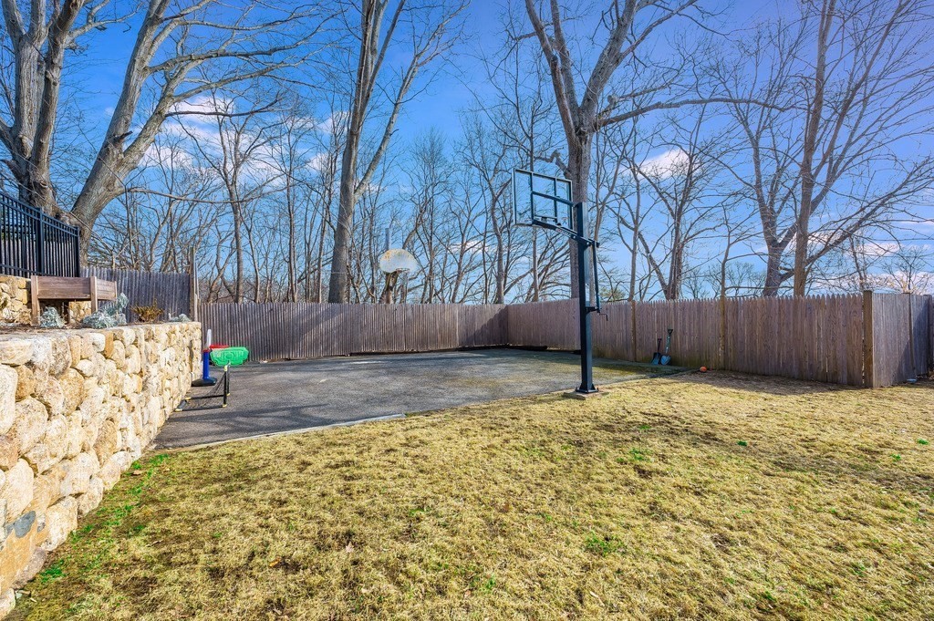21 Arborough Road Boston, MA 02131 - Photo 32 of 40 a backyard of a house with lots of green space