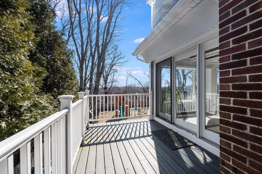 21 Arborough Road Boston, MA 02131 - Photo 38 of 40 a view of a brick house with a large window