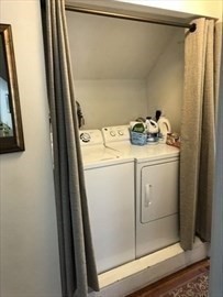3 Guernsey Street, Unit 3 Boston, MA 02131 - Photo 10 of 23 a utility room with dryer and washer
