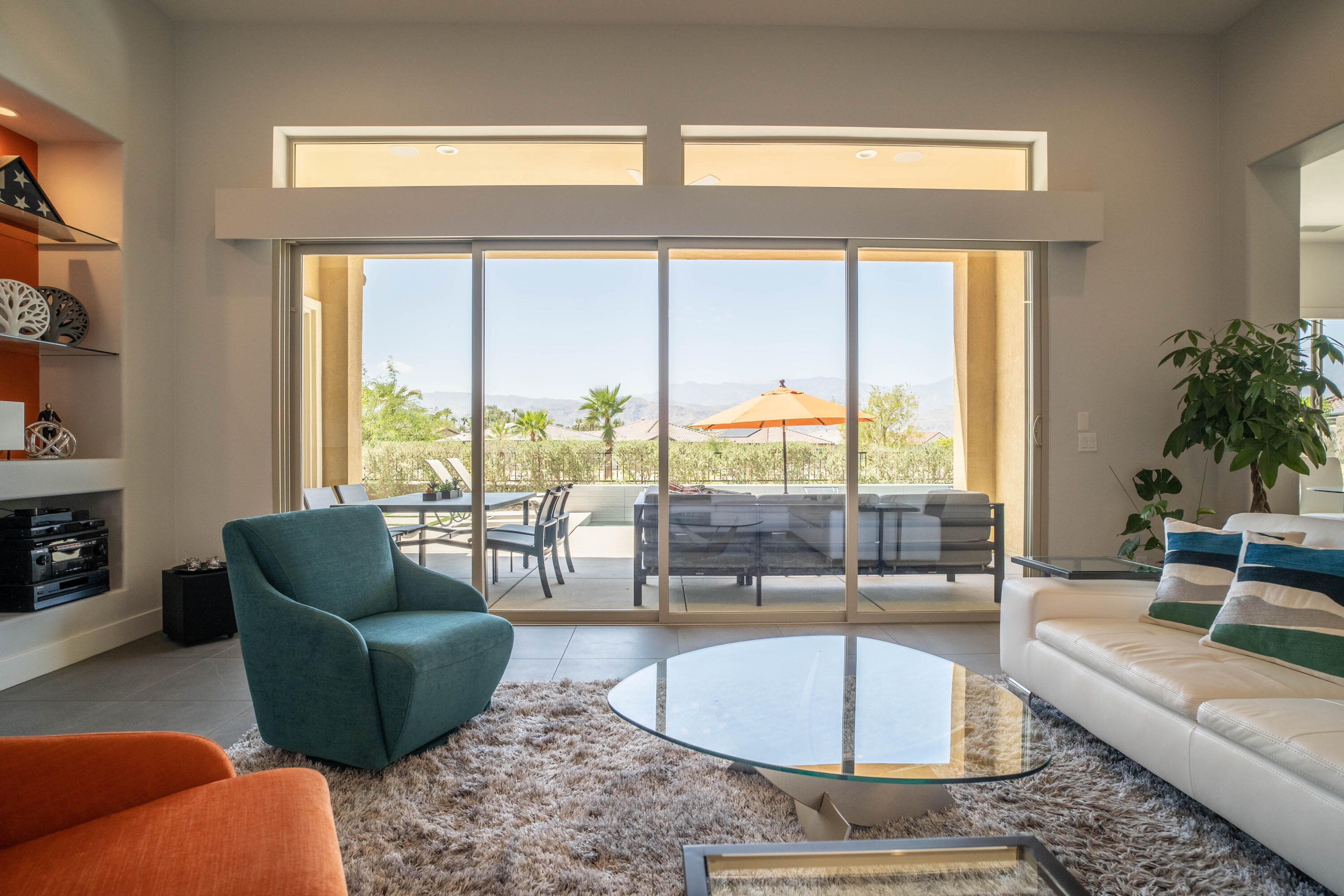 90 Cabernet Rancho Mirage, CA 92270 - Photo 19 of 83 a living room with furniture and a large window