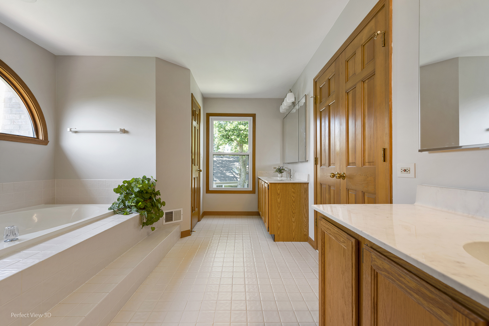 970 Amberwood Circle Naperville, IL 60563 - Photo 15 of 26 a spacious bathroom with a tub and shower