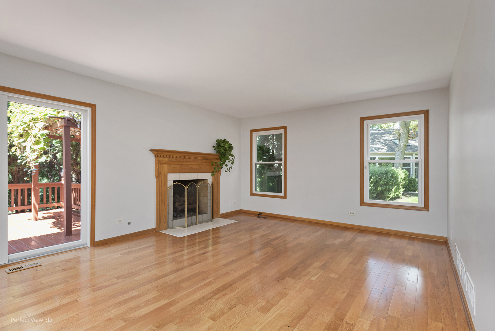 970 Amberwood Circle Naperville, IL 60563 - Photo 6 of 26 a view of an empty room with window and fire place