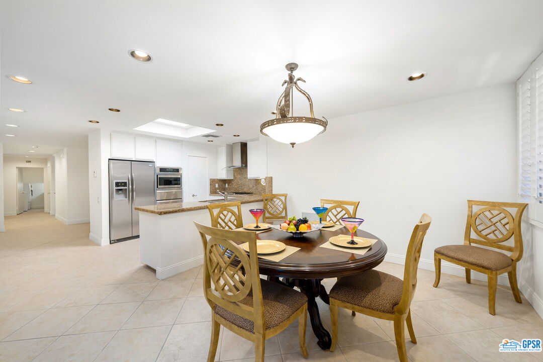 75 Colgate Drive Rancho Mirage, CA 92270 - Photo 21 of 52 a view of a dining room with furniture