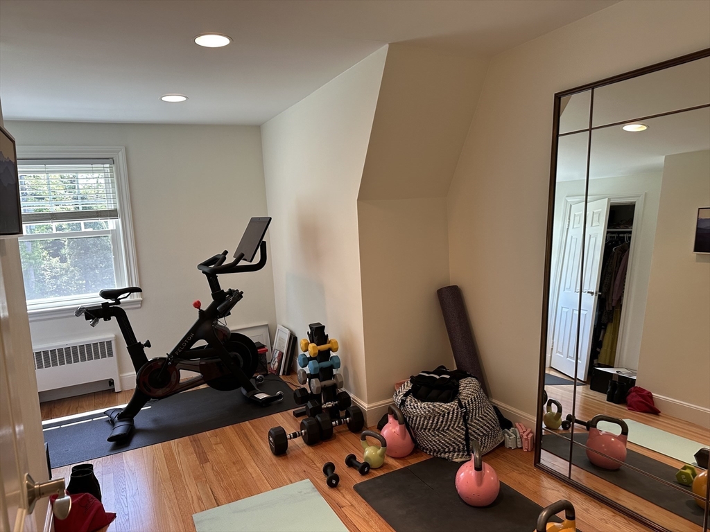 45 Wellesley Road Belmont, MA 02478 - Photo 24 of 39 a view of a room with gym equipment