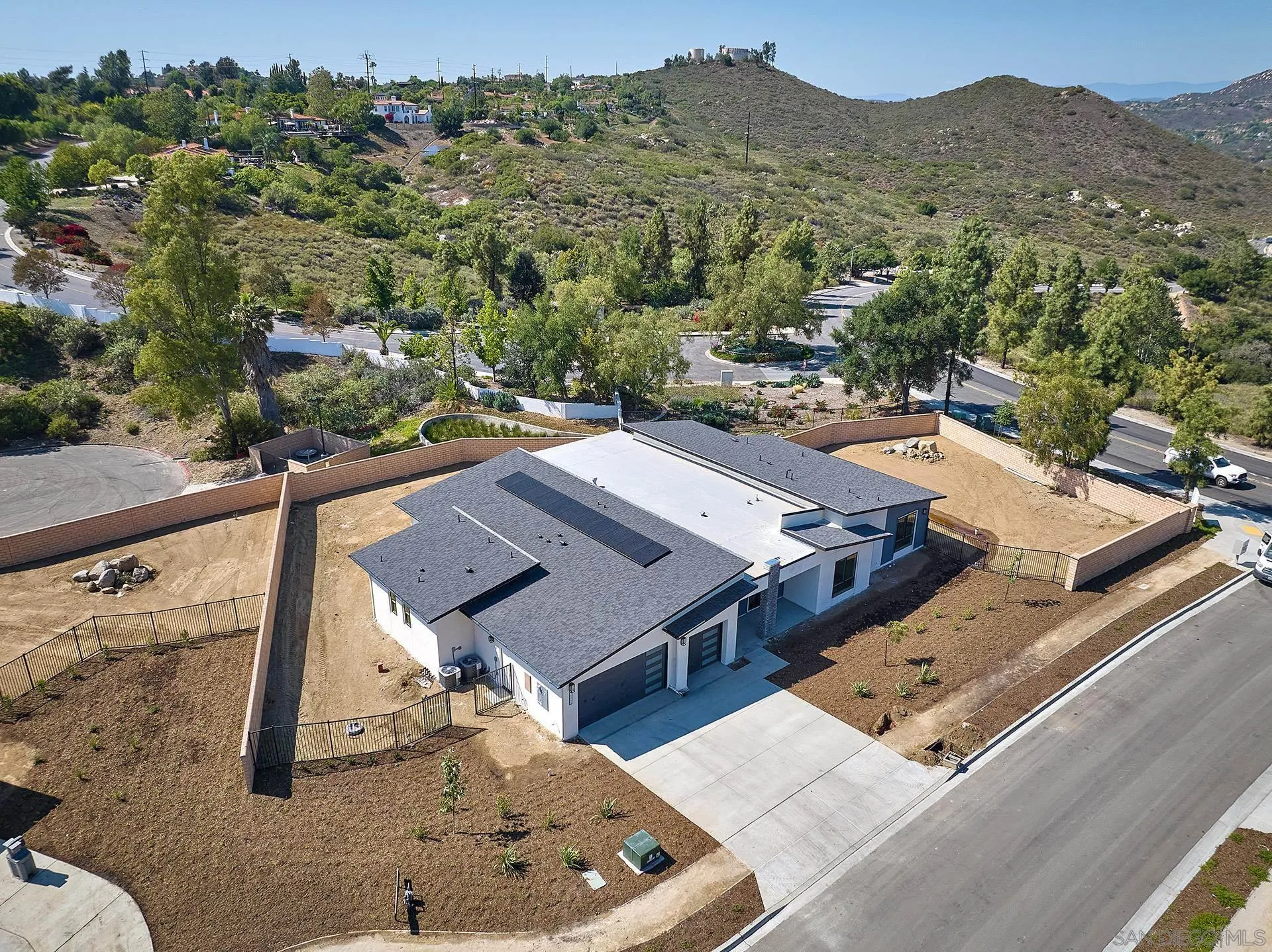 16350 Sage Trails Poway, CA 92064 - Photo 2 of 3 an aerial view of a house with a mountain