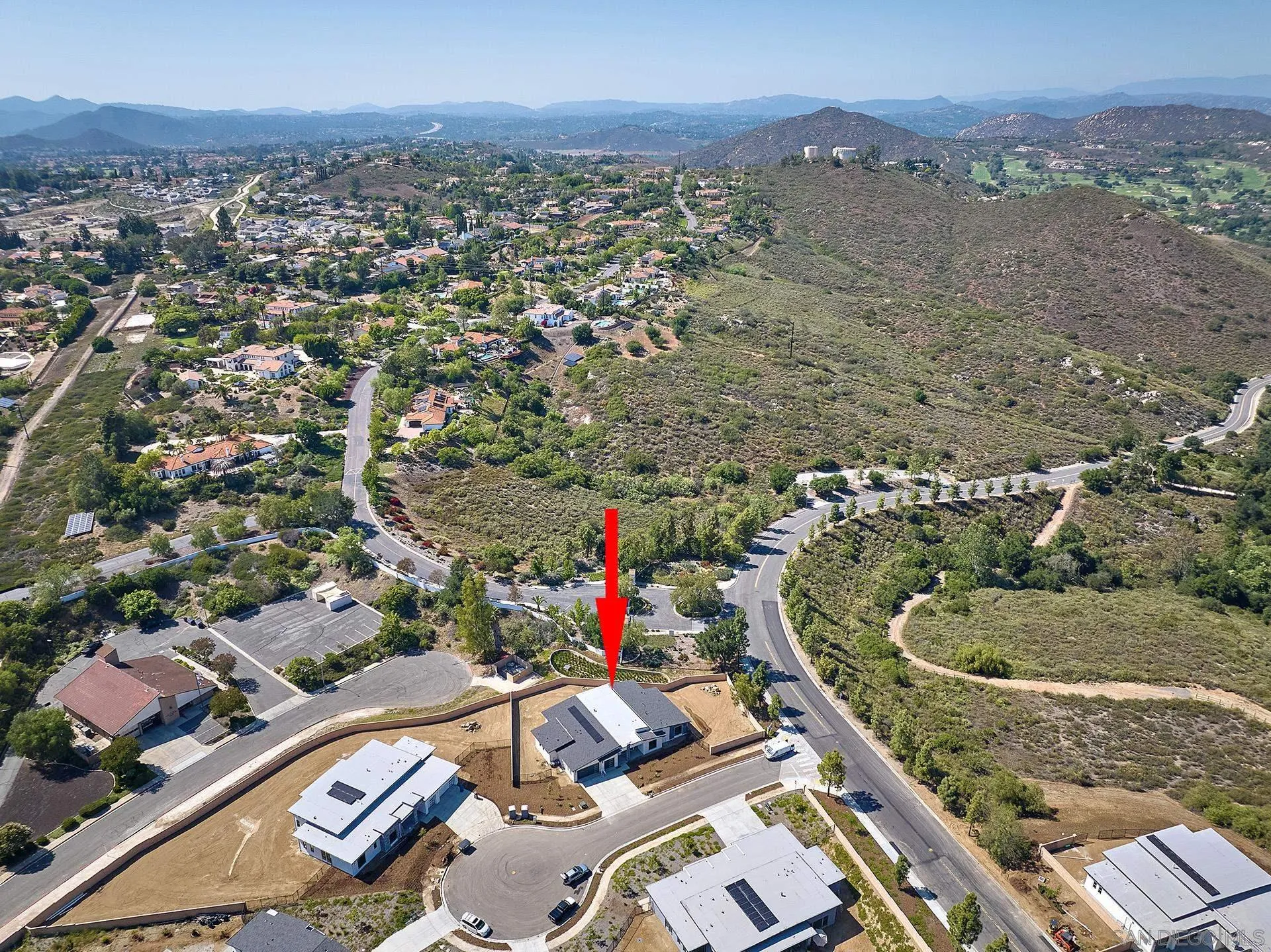 16350 Sage Trails Poway, CA 92064 - Photo 3 of 3 an aerial view of a house with a outdoor space