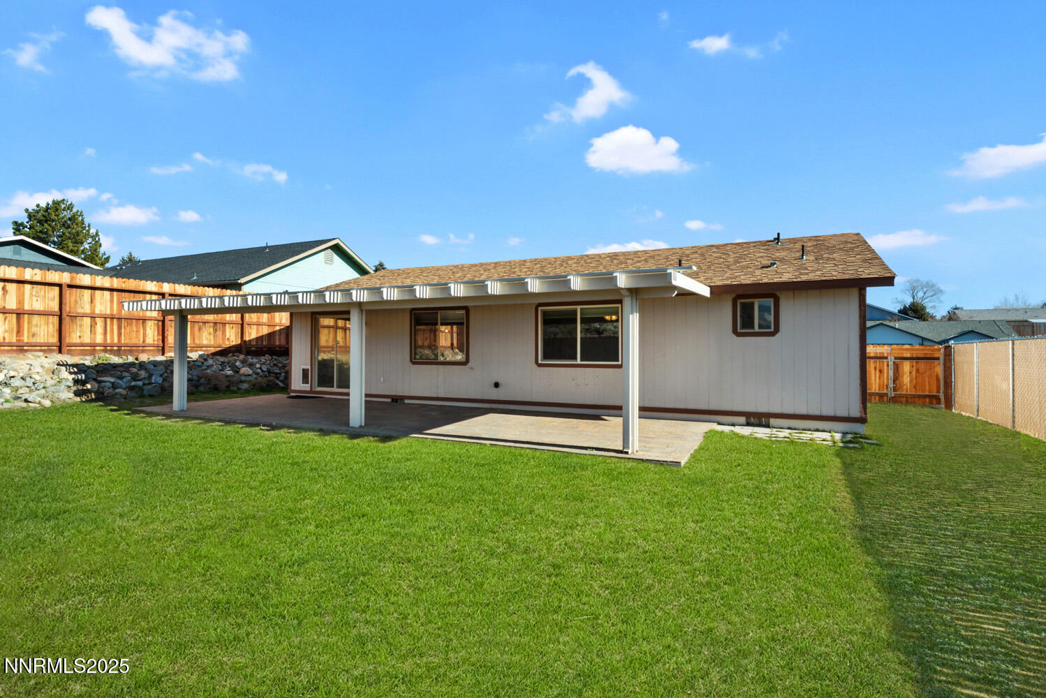 3560 Haystack Drive Carson City, NV 89705 - Photo 8 of 23 a view of a backyard with a garden and plants