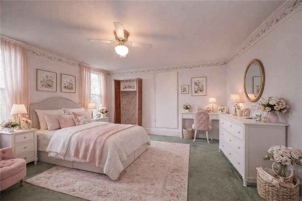 450 Natchez Street Pittsburgh, PA 15211 - Photo 9 of 31 Primary Bedroom with Captive Bonus Room on 3rd Flr