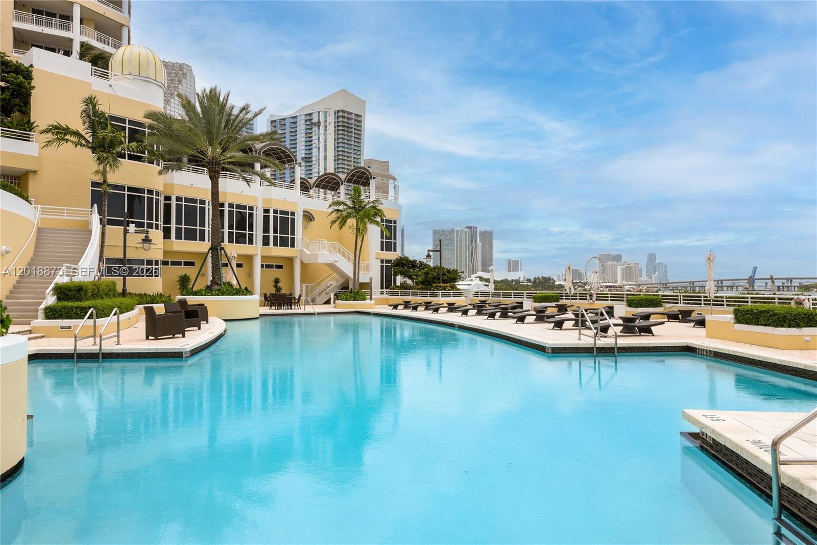 848 Brickell Key Drive, Unit 2703 Miami, FL 33131 - Photo 29 of 30 a view of a lake with building