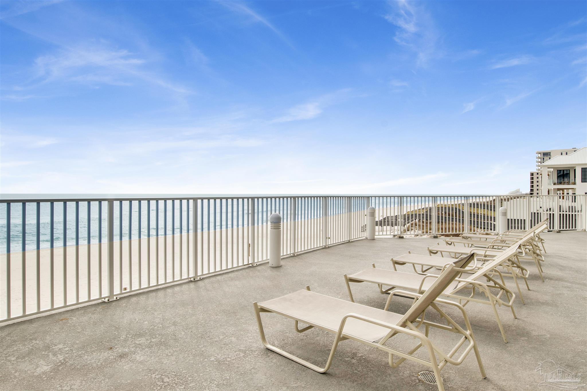 14511 Perdido Key Drive, Unit 408 Perdido Key, FL 32507 - Photo 33 of 43 a view of a terrace with chairs